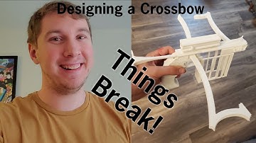3D Printed Crossbow Project (X-Bow Scoped) part 1 of 3