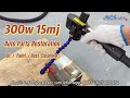 hot sale pulsed fiber laser cleaning machine 300w 15mj auto parts restoration