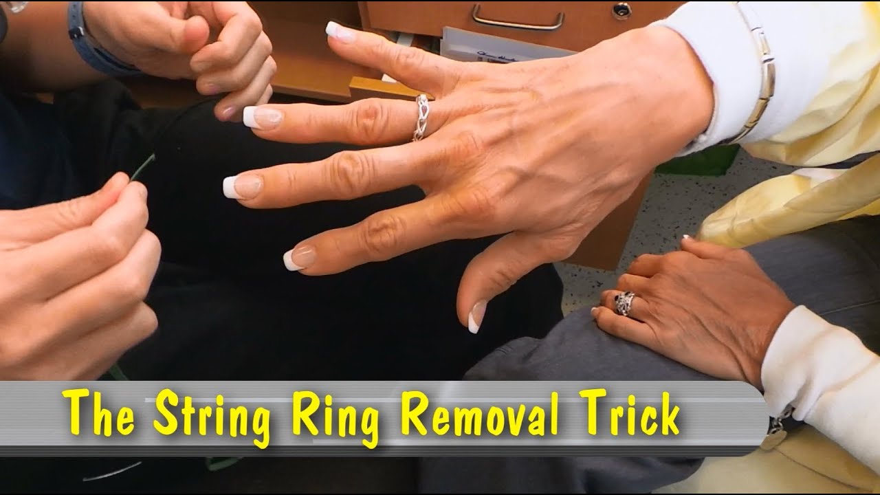 The String Ring Removal Trick Youtube