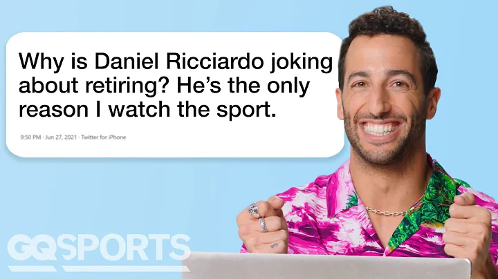 F1 Driver Daniel Ricciardo Replies to Fans on the ...
