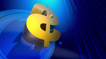 Free Video Background Loop: Dollar Symbol Spinning Slowly