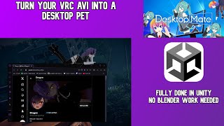 Desktop Mate VRC AVI VRM Tutorial