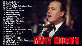 The Best Of Matt Monro Full Album❣️❣️  Matt Monro greatest hits song list  Top Playlist 2023