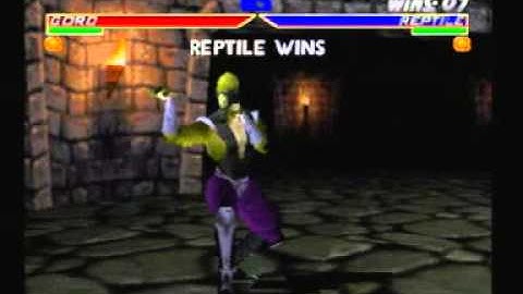 Mortal Kombat 4 runthrough with Reptile part 2