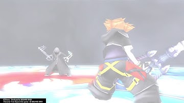 No Movement No Damage Data Roxas Level 1 Critical Mode - Kingdom Hearts 2 Final Mix HD Superplay