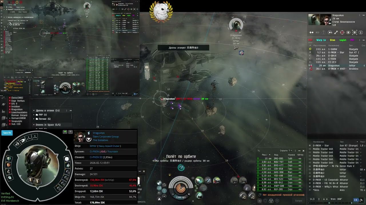 Proteus с дронами против Ishtar