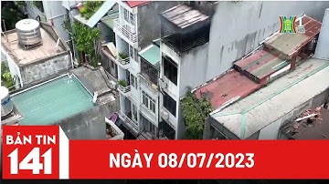 Cháy nhà trong ngõ tại quận Đống Đa - Cảnh báo nguy cơ cháy nổ | Bản tin 141 ngày 08/07/2023