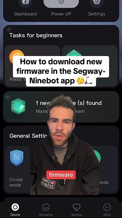 How to download new firmware in the Segway-Ninebot app ⚙️🛴 #segway #tutorial #shorts