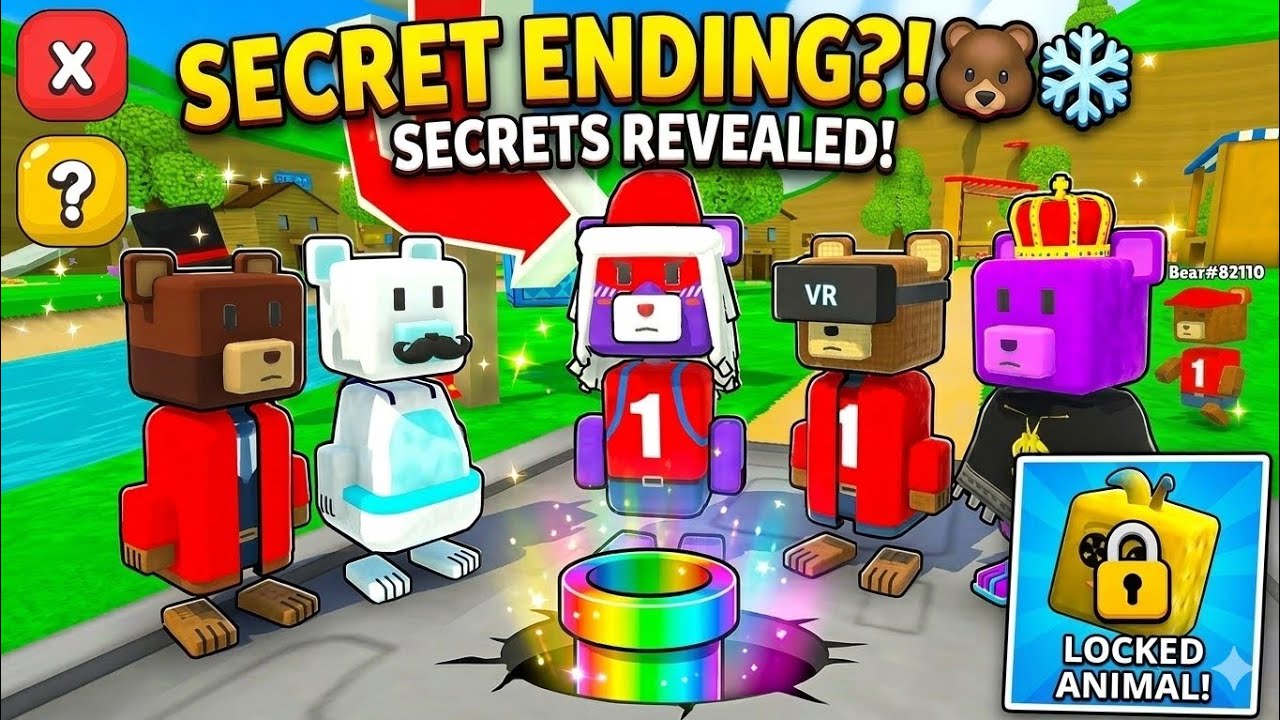 SECRET ENDING FOUND?! 😱 | Super Bear Adventure (New Update 2026)#sba #usa #roblox  #gaming 