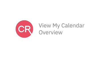 CentralReach - View My Calendar Overview
