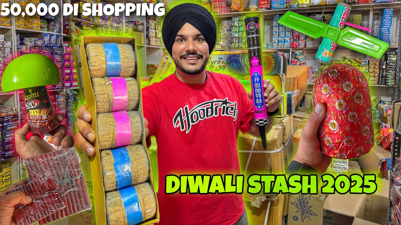 DIWALI STASH 2025 SHOPPING 😍 WHOLESALE PATAKA MARKET | Diwali vlog