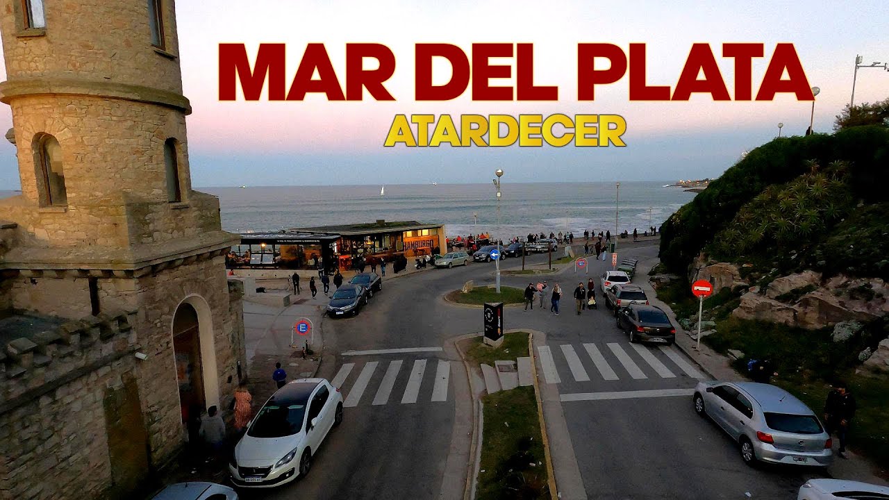 ATARDECER en MAR DEL PLATA 4K🔸ARGENTINA.
