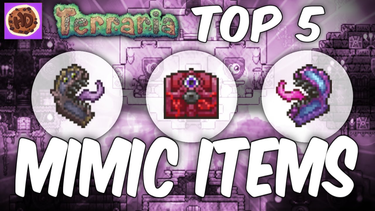 Terraria Top 5 Mimic Drops 1.3 Hallowed Crimson Corruption Mimic Terraria Top 5 Mimic Drops 1.3 Hallowed Crimson Corruption Mimic