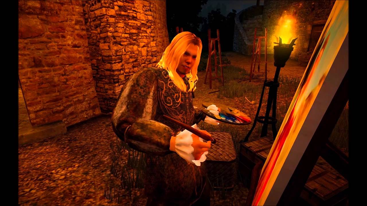 Bob Ross tribute in Black Desert Online - YouTube