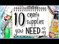 10 Art/Craft Supplies You NEED to try! + Bonus DIYs to make when you're bored ;)