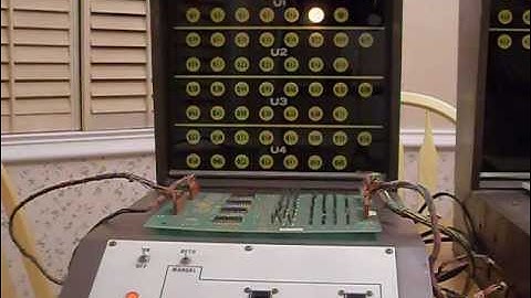 Bally pinball lamp board test fixture