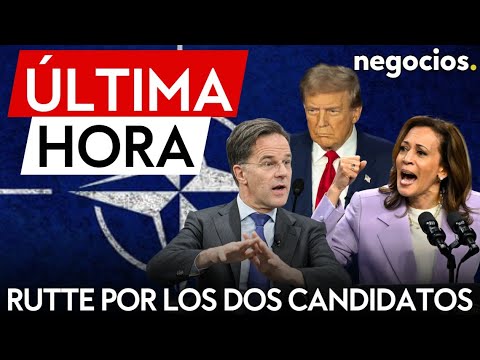 &Uacute;LTIMA HORA: Rutte asegura que trabajar&aacute; tanto con Harris como con Trump para que la OTAN siga unida