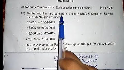 Product Method 2nd puc Problem Solution/ Partnership Deed Basic Concepts Problem Solutions 2nd PUC /