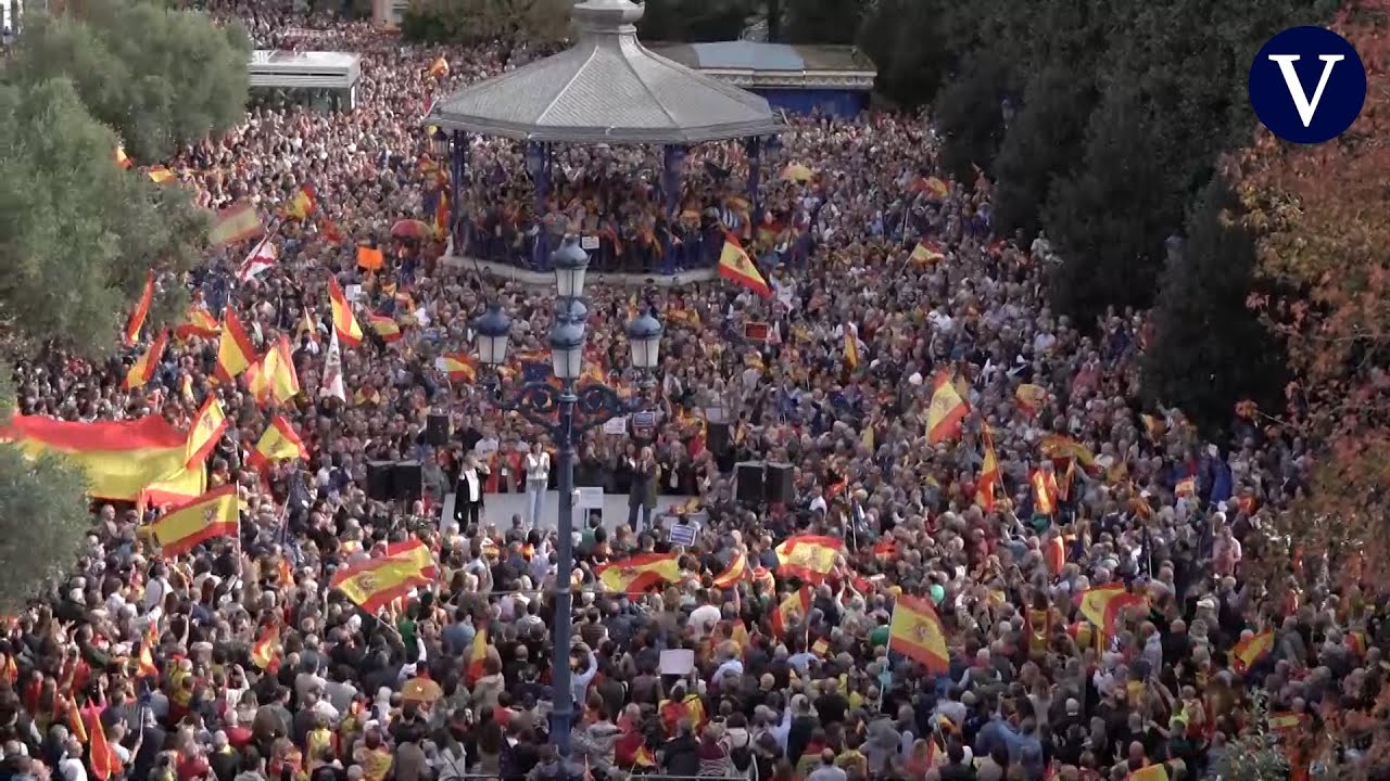 Así ha sido la manifestación en contra de la amnistía por toda España