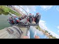 Furious Baco at PortAventura Back Row POV | INSANE Launched Wing Coaster