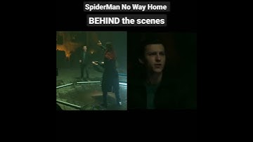 Spiderman NWH behind the scenes | Before vfx vs after vfx scenes #spidermannowayhome#shorts