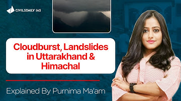 Why Himalayan region is prone to cloudburst, landslide and flash flood? #uttarakhand #himachal