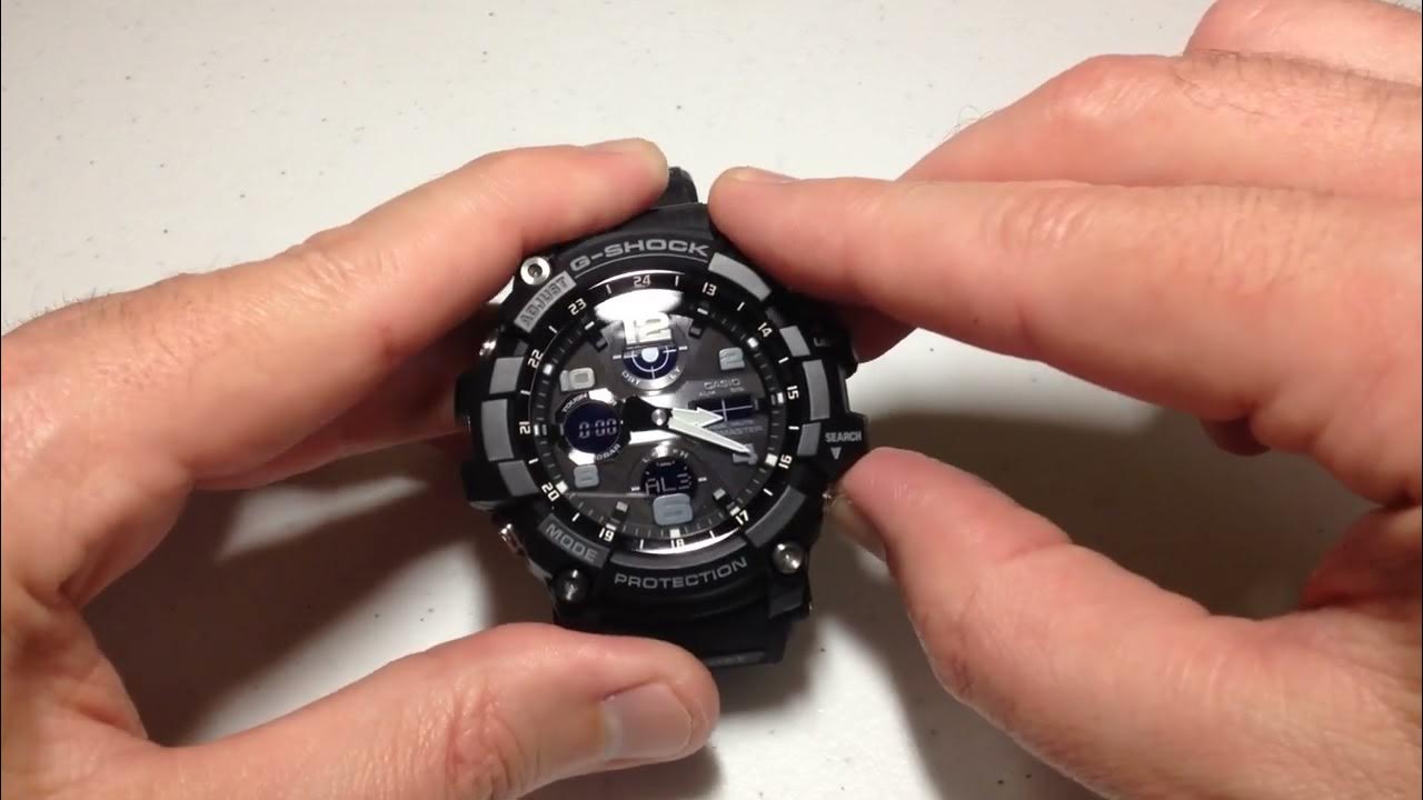 Casio Mudmaster GShock Hourly Signal / Chime (GSG1001) YouTube