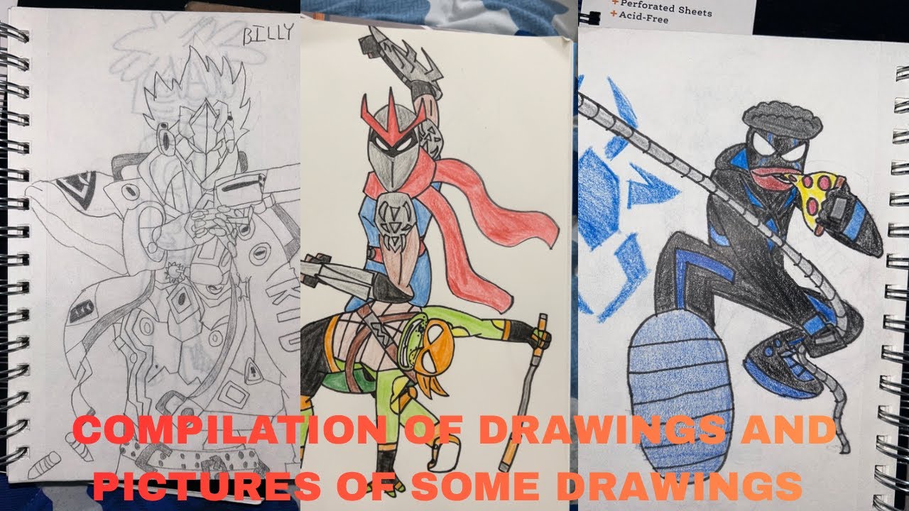 COMPILATION OF DRAWINGS AND PICTURES OF SOME DRAWINGS - YouTube