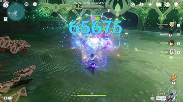 Genshin Impact - Yelan C0 DPS Bloom\Hyperbloom Team Vs Perpetual Mechanical Array Part 7