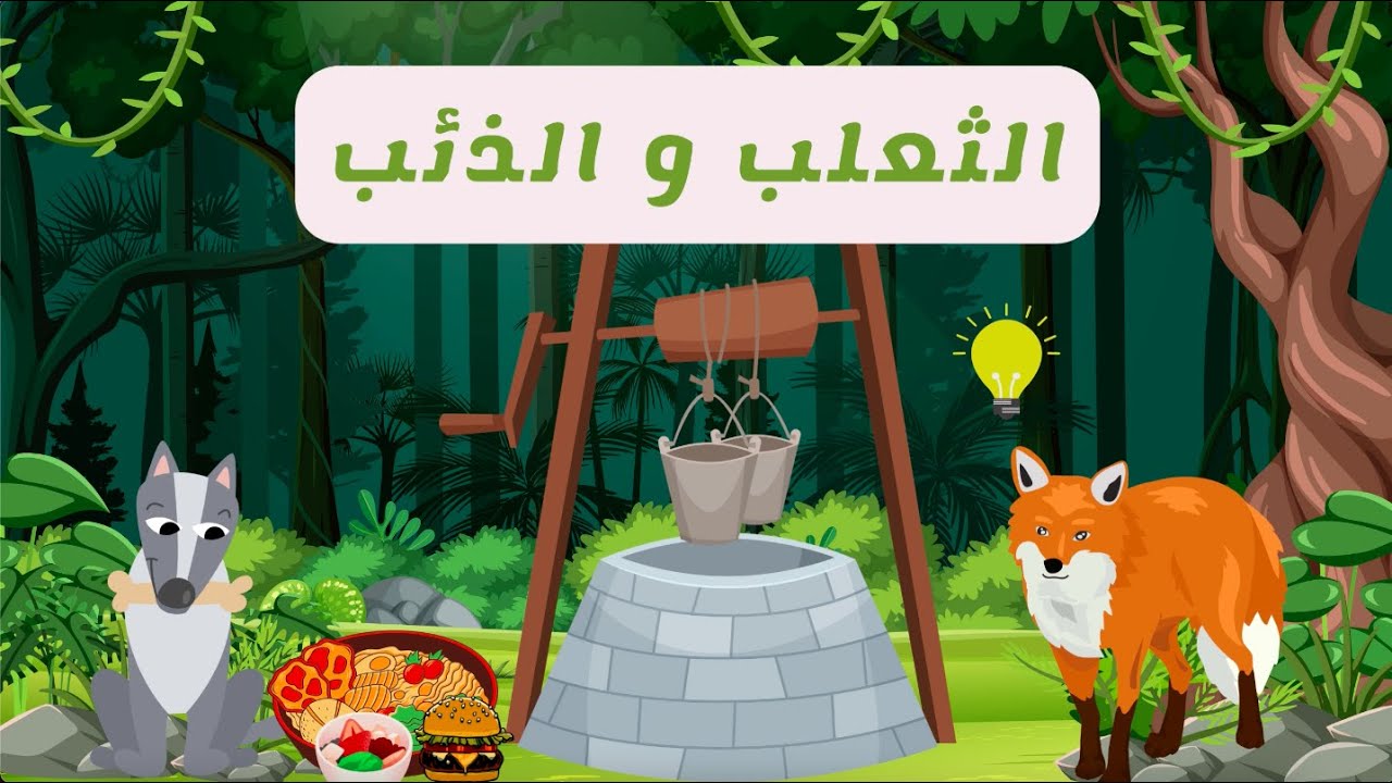 خُبِّيرتي ـ قصة الثعلب و الذئب بالدارجة