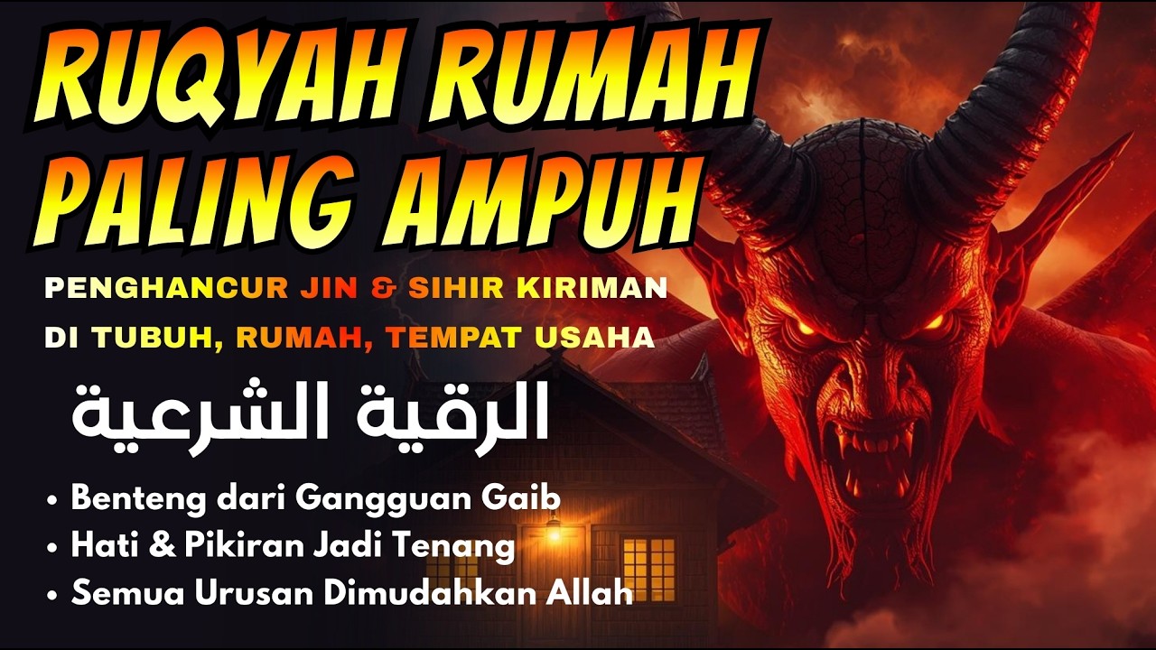 Ayat Ruqyah Ampuh‼️ Ruqyah Rumah Dan Diri Sendiri Pengusir Jin Dan Setan, Penenang Hati & Fikiran