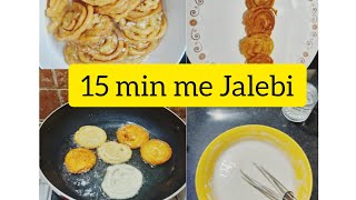 Instant Jalebei Lockdown Recipe 15 मनट म झटपट बनए कम समन म रसल जलब
