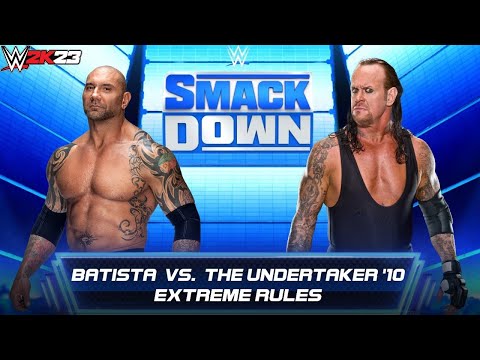Full Match - Batista vs. The '10: Extreme Rules Match: SmackDown|WWE 2K23