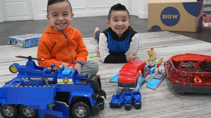 Calvin and Kaison Testing Out Cool Police Vehicles...