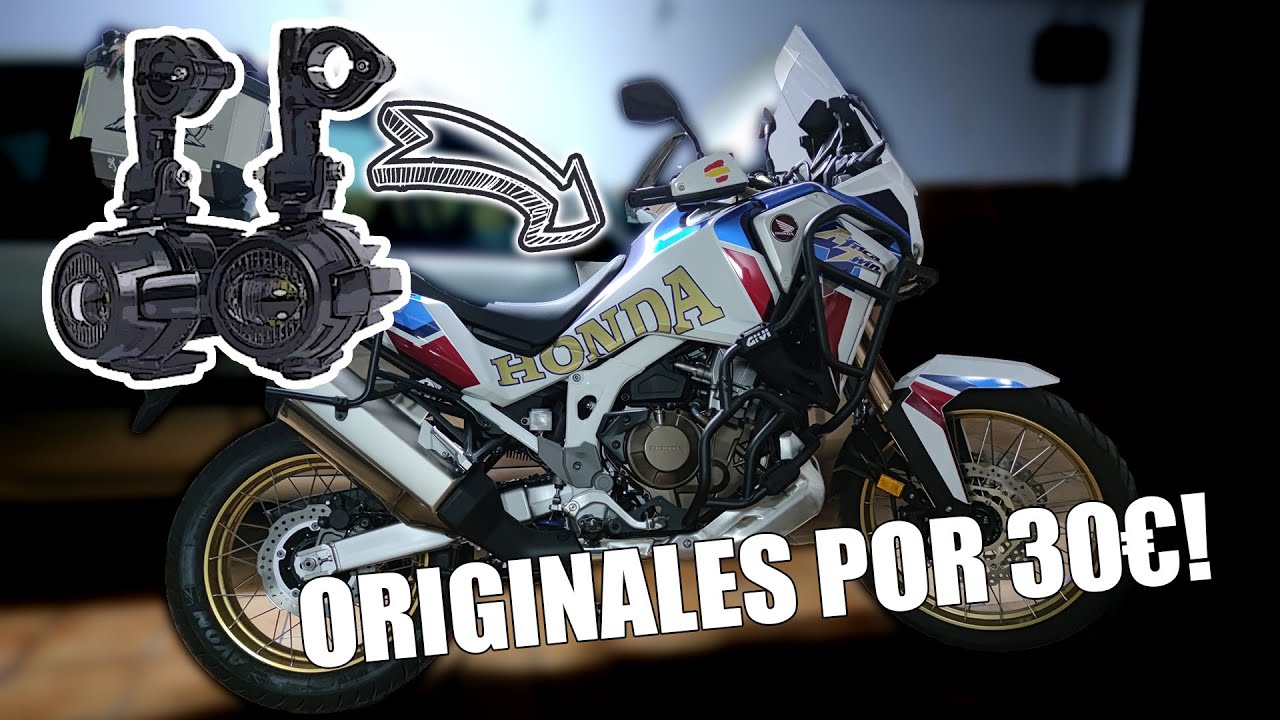 FAROS AUXILIARES para AFRICA TWIN 1100 como ORIGINALES por 30€!! 😮