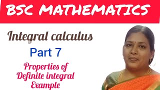BSC AND ENGINEERING MATHEMATICS/INTEGRAL CALCULUS/EXAMPLE/KSU UG MATHS