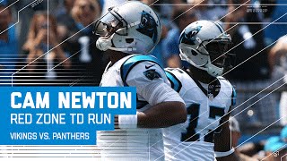 Cam Newton Fakes the Handoff & Scrambles for the Score! | Vikings vs. Panthers | NFL