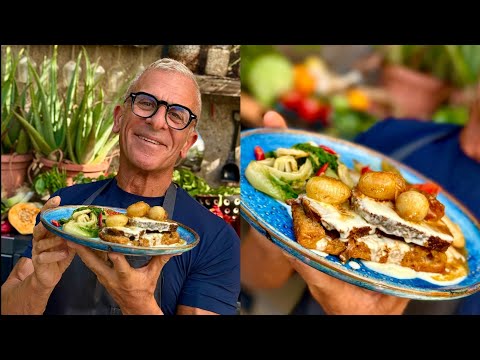 Meatloaf with fondue and tasty vegetables | Recipe by Chef Max Mariola