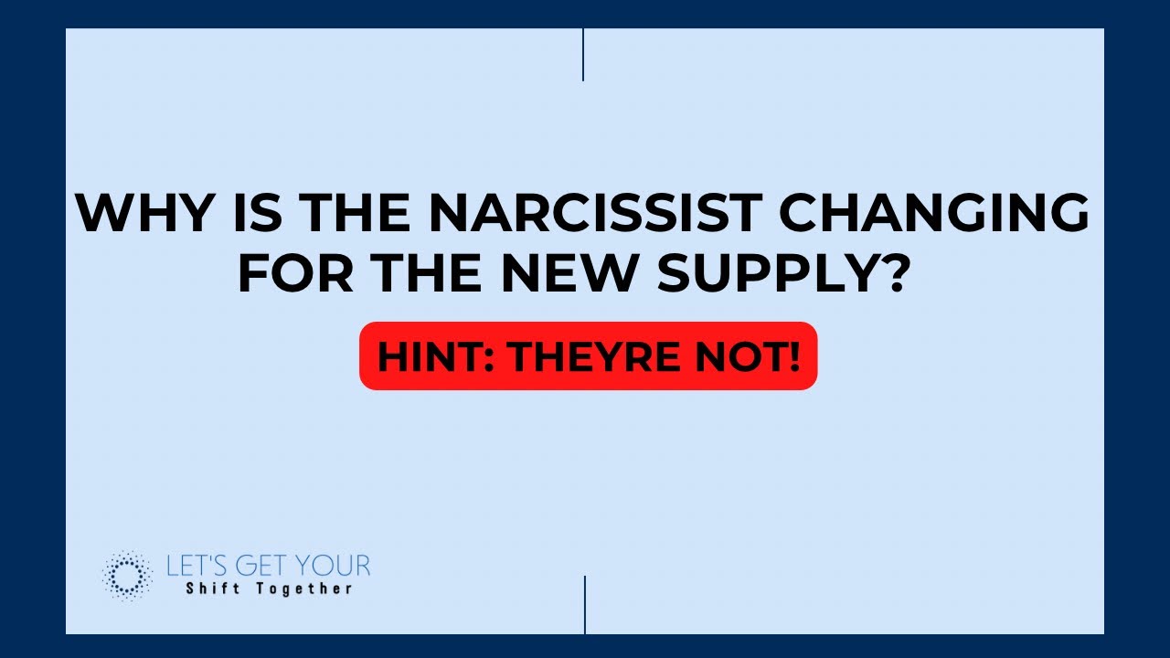 Why it seems like the narcissist changed for the new supply - YouTube