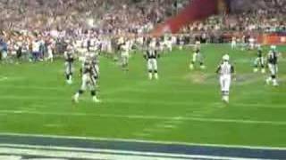 Last chance pass Brady to Moss in Super Bowl 42