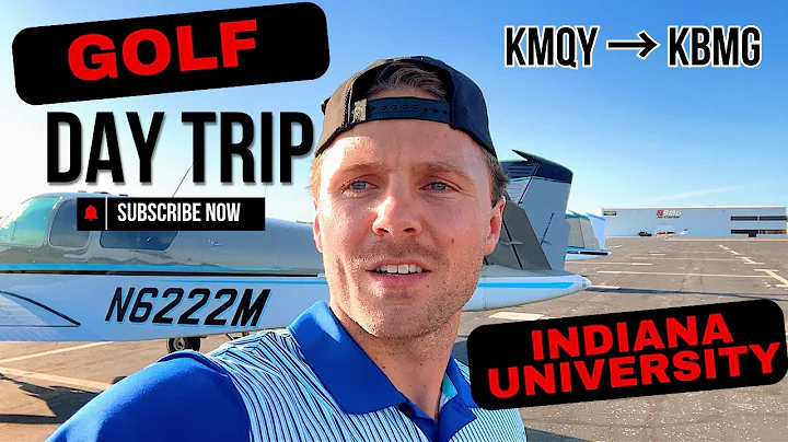 I flew my Bonanza to Indiana University! (Golf day trip to @PFAU course)