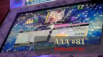 [DDR A20 PLUS] 狂水一華 {Single-Difficult} {x3.75} (AAA #81)