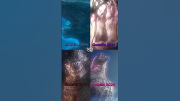 Godzilla 2014 vs Godzilla 2019 vs Godzilla 2021 vs Godzilla 2024 #battle #edit #godzilla #kaiju