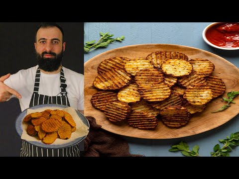 волнистая картошка от шефа #картошка #рецепты