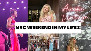 NYC WEEKEND IN MY LIFE | HARRY CONCERT, VINTAGE SHOPPING, MUSEUMS AND MORE