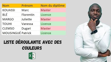 Liste déroulante et mise forme conditionnelles : Partie 3