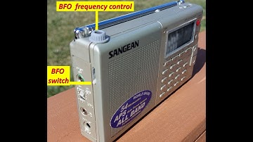 Sangean ATS 606 FM AM SW SSB ( SSB with the addition of tunable BFO module built in) radio