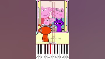 Peppa pig Oren APT Sprunki Incredibox #animation #cartoon (@toonkitties) - Octave Piano Tutorial