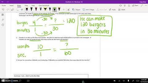 1.18 Finding a Rate by Dividing Two Quantities