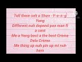 Shenseea - Don't Rush (Freestyle) Lyrics